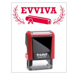 Timbro Trodat Printy 4910 "Evviva" rosso