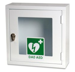 Teca da interni con allarme per defibrillatore, 42,5 x 16 x 45,2 cm