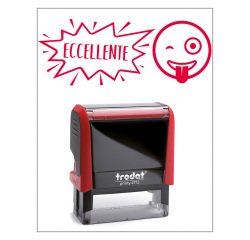 Timbro Trodat Printy 4912 "Eccellente" rosso