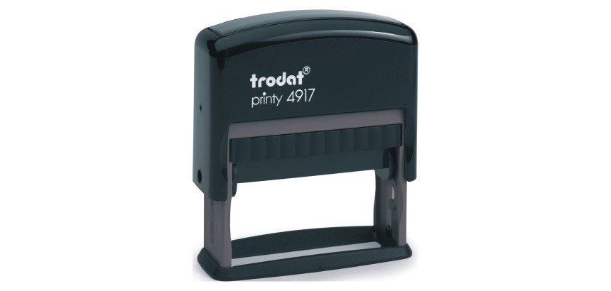 Timbro Trodat 4917 1 x 5 cm nero