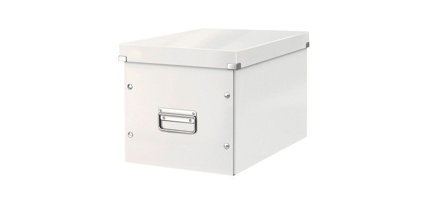 Esselte Cube Box Click Store A4 White pp laminated robust hardboard 31 x 32 x 36 cm