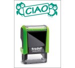 Timbro Trodat Printy 4910 "Ciao" verde