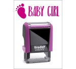 Timbro Trodat Printy 4910 "Baby girl" viola