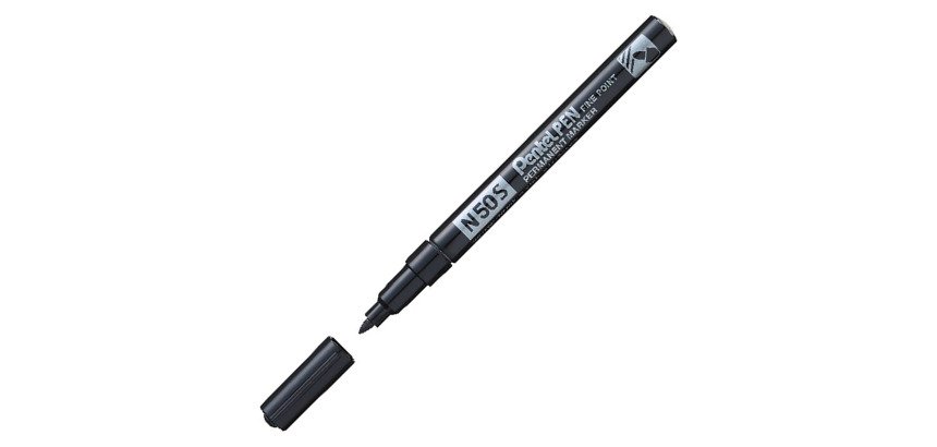 Marcatore permanente Pentel Pen Slim N50S 12 pezzi punta fine