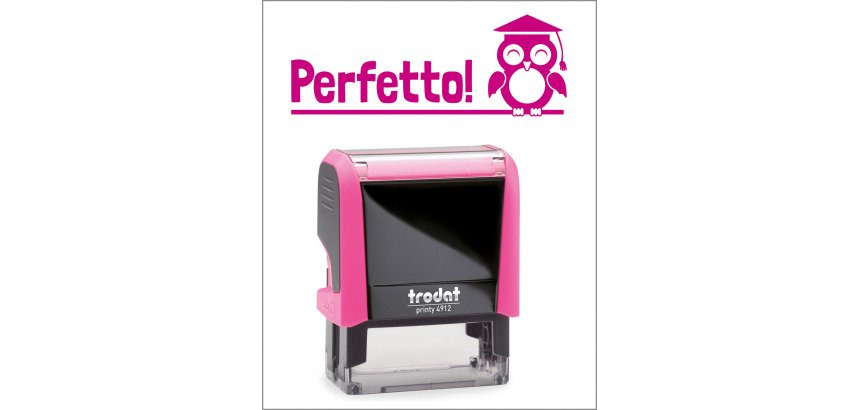 Timbro Trodat Printy 4912 "Perfetto" fucsia