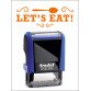 Timbro Trodat Printy 4910 "Let s eat" blu