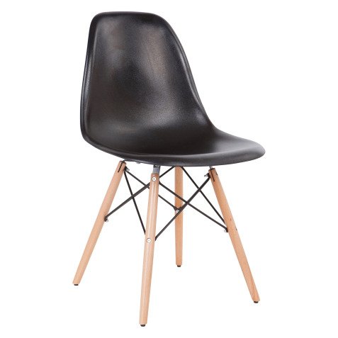Sedia per visitatore Cloe nero
