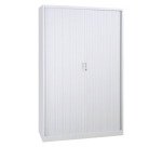Armadio metallico con ante a serrandina 48122G grigio 1.200 x 450 x 1.980 mm