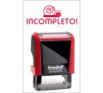 Timbro Trodat Printy 4910 "Incompleto" rosso