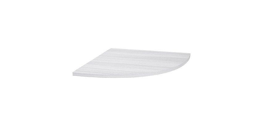 Angolare di raccordo tra due scrivanie Siena l 80 x p 80 cm