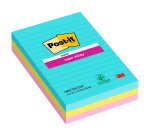 Post-it Super Sticky Cosmic a righe 101 x 152 mm 3 unità da 90 fogli