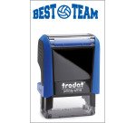 Timbro Trodat Printy 4910 "Best team" blu