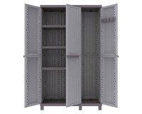 Armadio Terry Store-Age Multifunzionale C-Wood102A grigio 1.020 x 390 x 1.700 mm