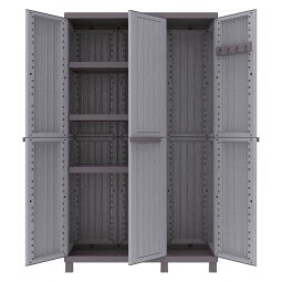 Armadio Terry Store-Age Multifunzionale C-Wood102A grigio 1.020 x 390 x 1.700 mm