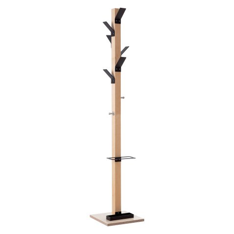 Paperflow Coat Stand PECPP.01 350 x 350 x 1800mm Black