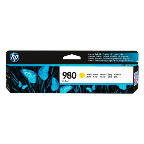 HP 980 Original Ink Cartridge D8J09A Yellow