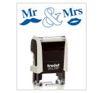 Timbro Trodat Printy 4910 "Mr & Mrs" bianco