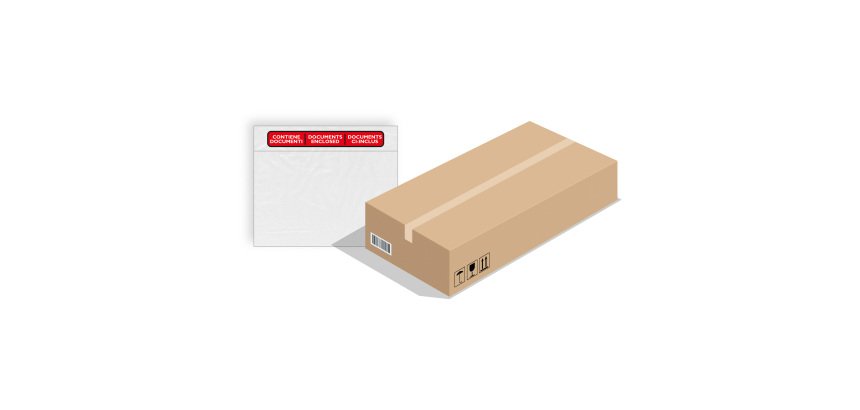 Buste portadocumenti con stampa FAVORIT 23 x 16,6 cm 1000 unità