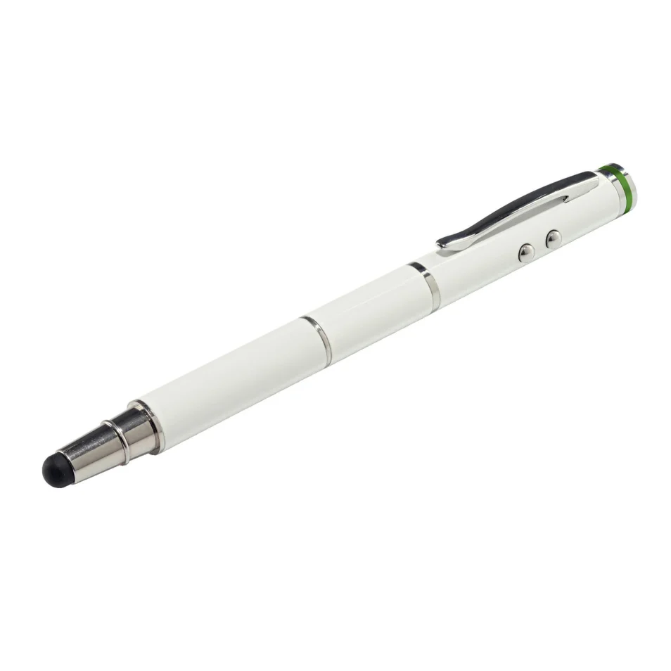 Penna digitale Leitz 4 in 1 bianco torcia tascabile a led, schermi