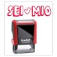 Timbro Trodat Printy 4910 "Sei mio" rosso