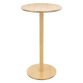 Paperflow Circular Woody Bar Table with Beech Coloured Veneered MDF Top MD60.10.23 600 x 600 x 1100 mm