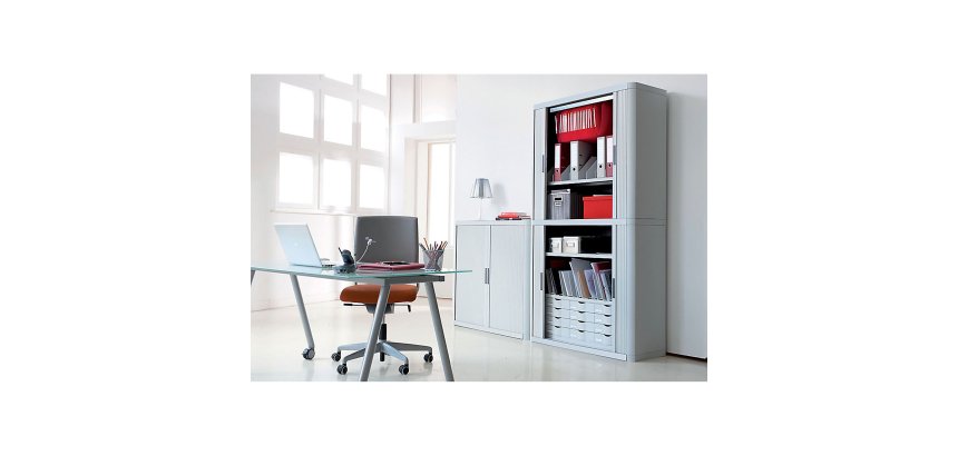 Armadio a serranda Paperflow easy office grigio 1.040 x 415 x 1.100 mm