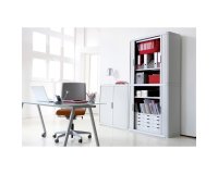 Armadio a serranda Paperflow easy office grigio 1.100 x 415 x 2.040 mm