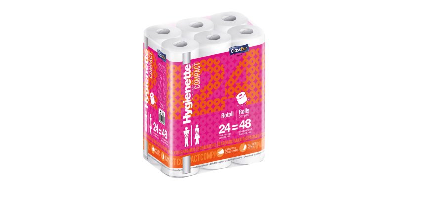 Carta igienica Maxi 2 veli 24 rotoli da 300 strappi