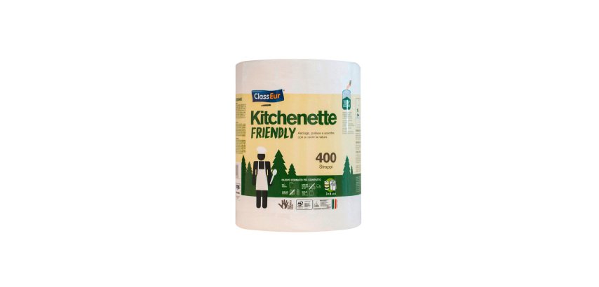 Bobina Classeur Kitchenette Friendly - 2 veli - 400 strappi