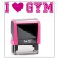 Timbro Trodat Printy 4912 "I love gym" rosa