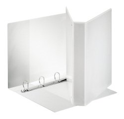 Raccoglitore ad anelli Esselte 4 anelli pp eco-compatibile A4 bianco