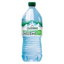 Acqua minerale naturale Levissima LaLitro 6 bottiglie RPET 1 L