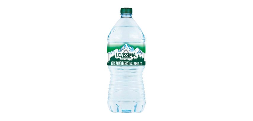 Acqua minerale naturale Levissima LaLitro 6 bottiglie RPET 1 L