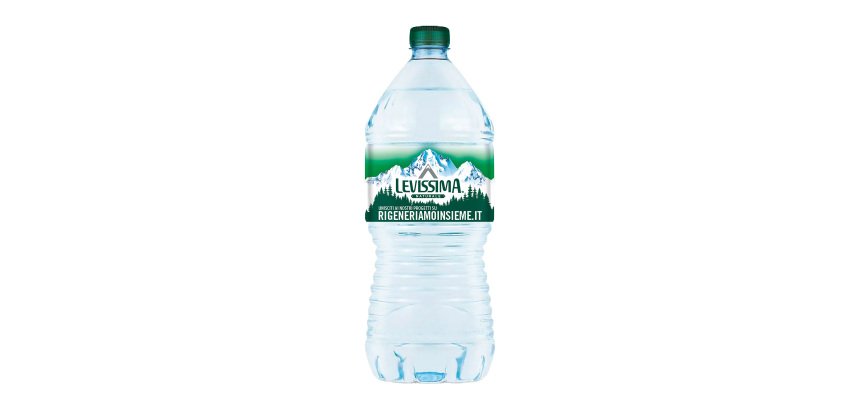 Acqua minerale naturale Levissima LaLitro 6 bottiglie RPET 1 L