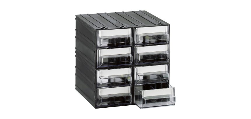 Cassettiera componibile Mobil Plastic, 8 cassetti