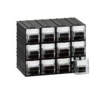 Cassettiera componibile Mobil Plastic, 12 cassetti