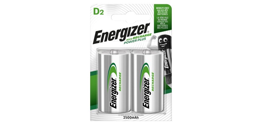 Batterie Energizer Power plus D 2 unità