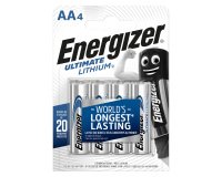 Pile al litio Energizer Ultimate AA 4 unità