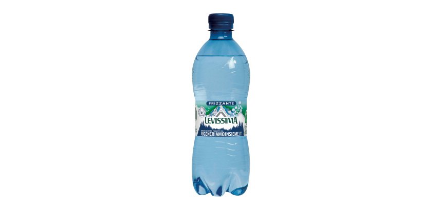 Acqua minerale frizzante Levissima 24 bottiglie RPET 0,5 L