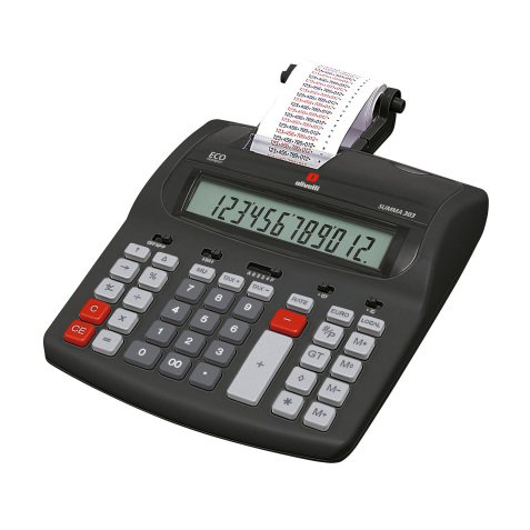 Calcolatrice scrivente Olivetti Summa 303 12 cifre