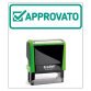 Timbro Trodat Printy 4912 "Approvato" verde