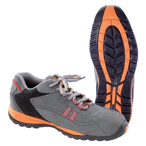 Scarpe antinfortunistiche in pelle fiore di nabuck S3 HRO SRC, taglia 45