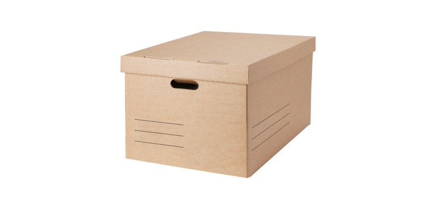 Contenitore per scatole archivio avana cartone 10 unità