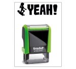 Timbro Trodat Printy 4910 "Yeah" verde