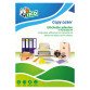 Etichette adesive Tico in carta fluorescente gialla 210x297mm, 1 etichette per foglio, adesivo permanente, laser/inkjet, 70 fogli