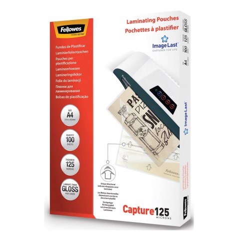 Fellowes Laminating Pouch Transparent A4 21.6 x 30.3 cm Pack of 100