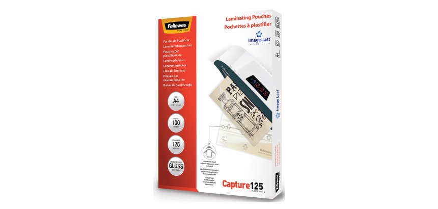 Fellowes Laminating Pouch Transparent A4 21.6 x 30.3 cm Pack of 100