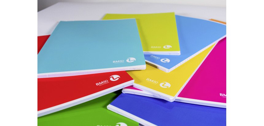 BM Exercise books color basic A4 1r 10 Pieces of 80 Sheets