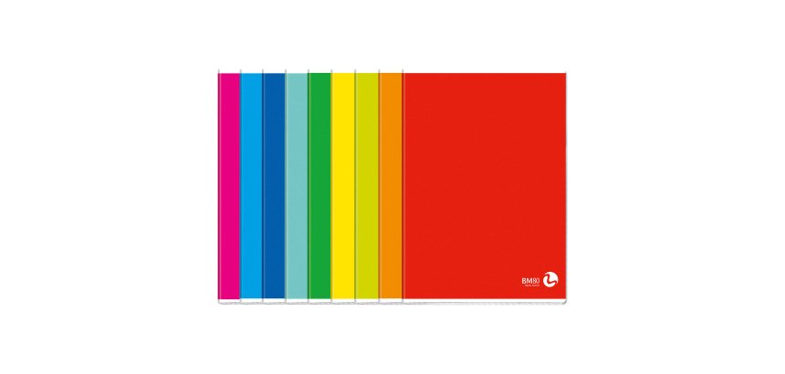 Quaderni BM Color Basic Assortiti A quadretti 5 mm A4 80 g/m² 10 unità da 80 pagine