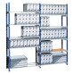 Scaffalatura aggiuntiva Paperflow rangeco blu 1.000 x 35 x 2.000 mm